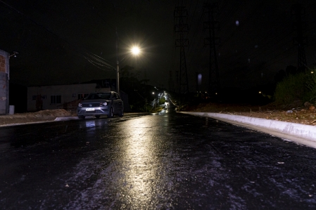 ENTREGA DE PAVIMENTAÇÃO TRANSFORMA A RUA OLAVO BILAC