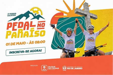 INSCRIÇÃO ABERTA PARA O MAIOR EVENTO CICLÍSTICO GRATUITO DO ESTADO: O PEDAL NO PARAÍSO EM XERÉM, DUQUE DE CAXIAS