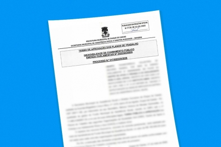 TERMO DE APROVAÇÃO DO PLANO DE TRABALHO - INEXIGIBILIDADE DE CHAMAMENTO PÚBLICO
