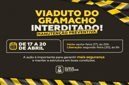 VIADUTO DE GRAMACHO SERÁ INTERDITADO TEMPORARIAMENTE PARA TROCA DAS JUNTAS DE DILATAÇÃO